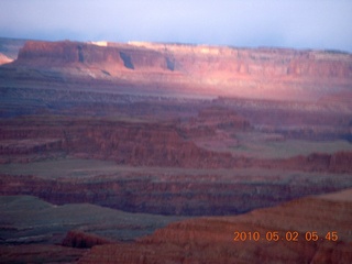 13 772. aerial - Canyonlands area at dawn