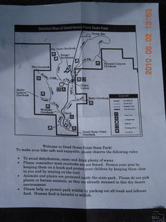 169 772. Dead Horse Point hike - map