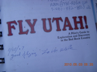 1 773. _Fly Utah!_ signed by LaVar