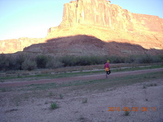13 773. Mineral Canyon airstrip - Adam running