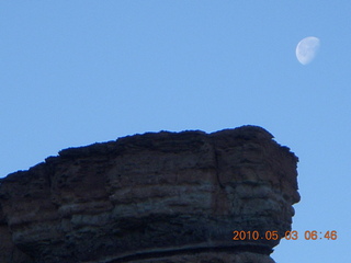 51 773. Mineral Canyon airstrip run with moon