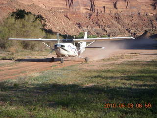 63 773. Mineral Canyon airstrip run - RedTail airplane