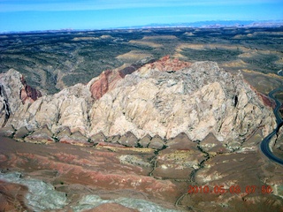 82 773. aerial - Mineral Canyon to Cedar Mountain - San Rafael Reef