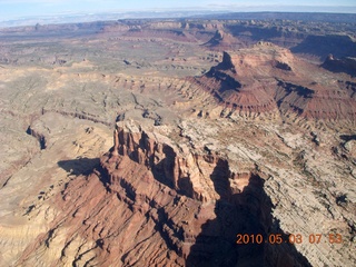 89 773. aerial - Mineral Canyon to Cedar Mountain - San Rafael Reef