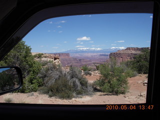 176 774. Canyonlands National Park view out the window