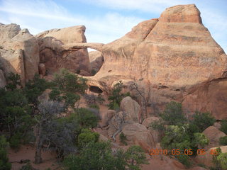 Arches National Park - Devil's Garden and Dark Angel hike - Wall Arch is no more