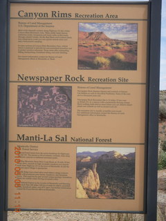 56 775. Drive to Canyonlands Needles - sign