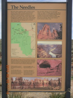 57 775. Drive to Canyonlands Needles - sign