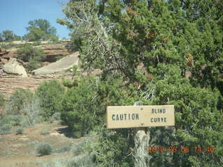 188 775. Canyonlands National Park Needles - dirt road sign
