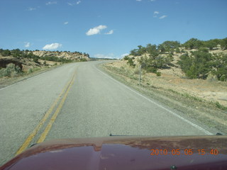 Canyonlands National Park Needles road back to Moab