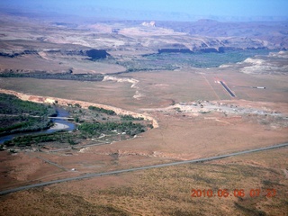 31 776. aerial - Bluff airstrip, Utah