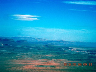 62 776. aerial - Monument Valley, Utah - lenticular clouds