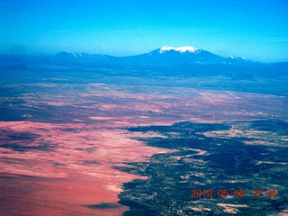 68 776. aerial - painted desert, Humphries Peak