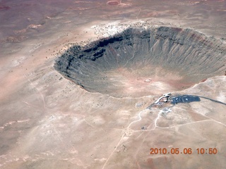 70 776. aerial - meteor crater near Winslow