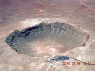 72 776. aerial - meteor crater near Winslow