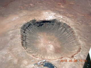 73 776. aerial - meteor crater near Winslow