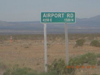 34 778. Safford Airport (SAD) run - Airport Road