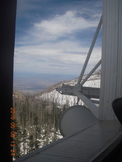 telescope at Mt. Graham - view