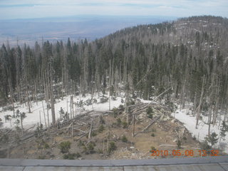 telescope at Mt. Graham view