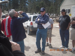 telescope at Mt. Graham - people outside