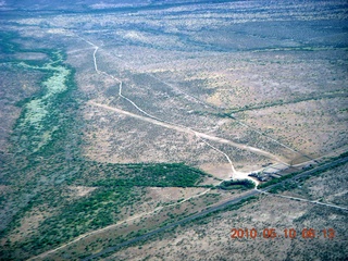 32 77a. aerial - Alamo Lake airstrip