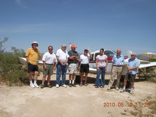 137 77a. Alamo Lake airstrip - all people and N4372J