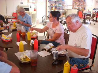 Alamo Lake airstrip - Wayside Inn diners