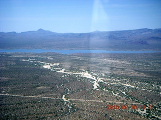 Alamo Lake airstrip - Wayside Inn diners - Nancy