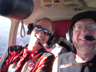 Matt and Adam flying in N4372J