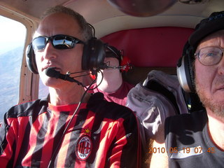 Matt and Adam flying in N4372J