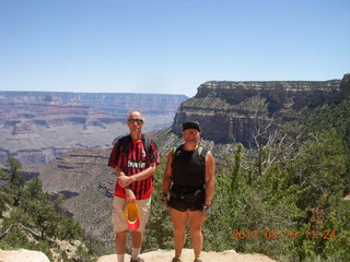 Arches National Park - Devil's Garden and Dark Angel hike - Adam in hole in the rock