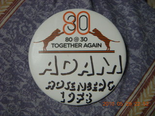 Princeton Reunions - my button
