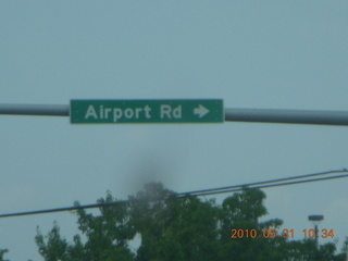 37 77x. Airport Road sign near Capitol City (Harrisburg, CXY)