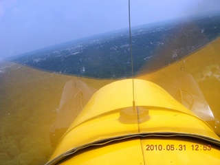 Neil's Piper Cub takeoff