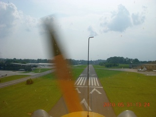 aerial from Neil's Piper Cub - landing