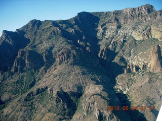 aerial - mountain near Superior Airport (E81)