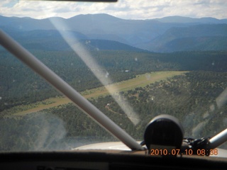 NM-RAC New Mexico back-country get-together - aerial - landing at Me-Own