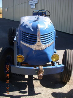 Jim and Angela visit - tractor