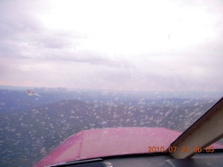 1280 79q. Grand Canyon Caverns (L37) trip - aerial - rain