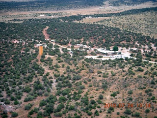 Grand Canyon Caverns (L37) trip - aerial - restaurant