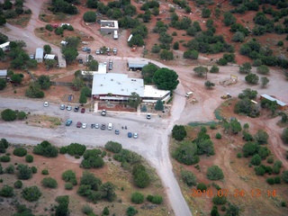 1286 79q. Grand Canyon Caverns (L37) trip - aerial - restaurant