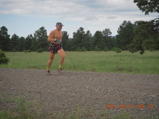 1249 7a7. New Mexico back-country trip - Negrito run - Adam running