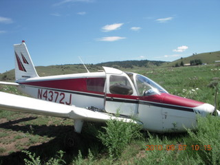 New Mexico back-country trip - N4372J after the accident