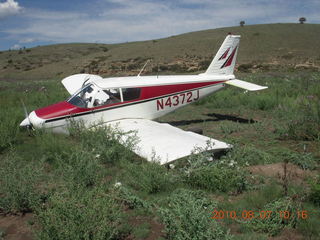 New Mexico back-country trip - N4372J after the accident