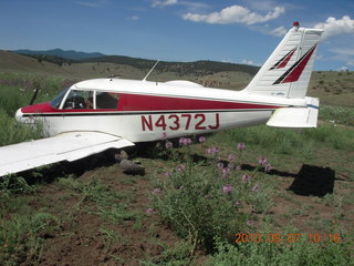 New Mexico back-country trip - N4372J after the accident