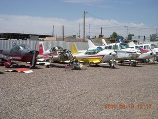 airplane wreck graveyard - N4372J