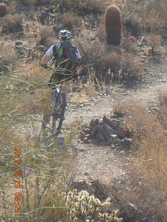 Lost Dog Wash run - mountain biker