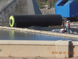 Tempe Town Lake dam work