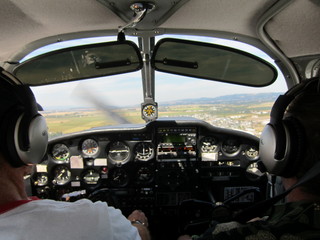 Adam and Bob flying N8377W