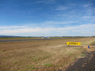 30 7b3. N8377W in Independence with Adam flying